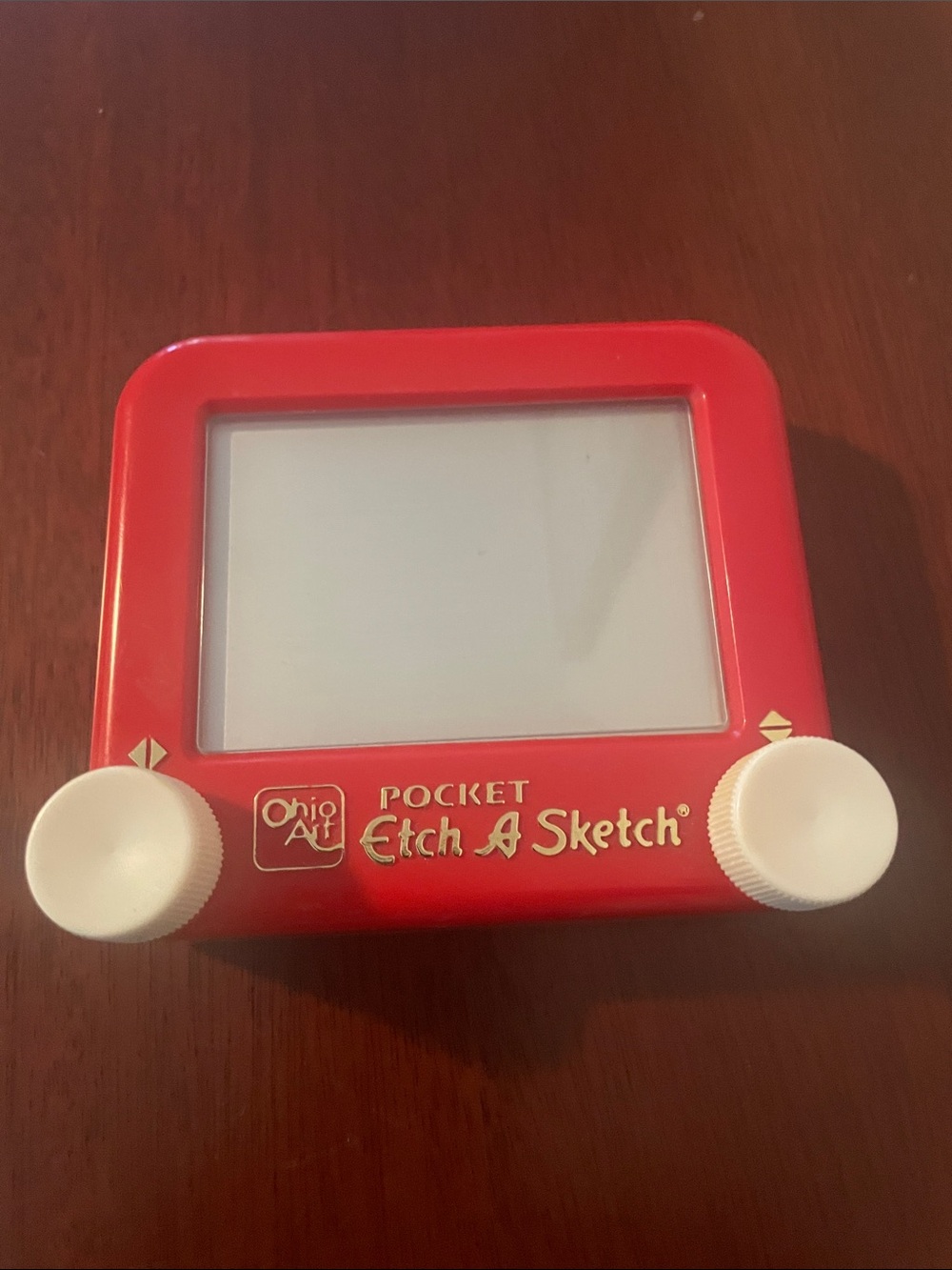 Ohio Art Pocket Etch A Sketch Drawing Toy in Red